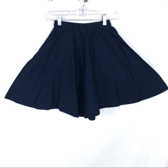 Crewcuts 2 PIECE GIRLS SET Navy polka dot blouse & Skirt Set - Picture 8 of 12